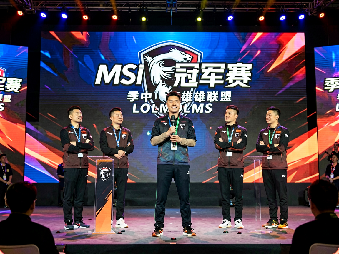 MSI季中冠军赛颁奖典礼仪式现场