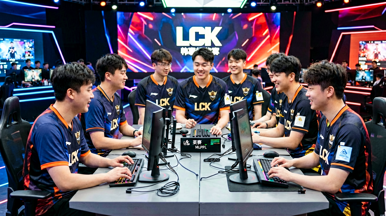 LCK赛区参赛战队比赛现场